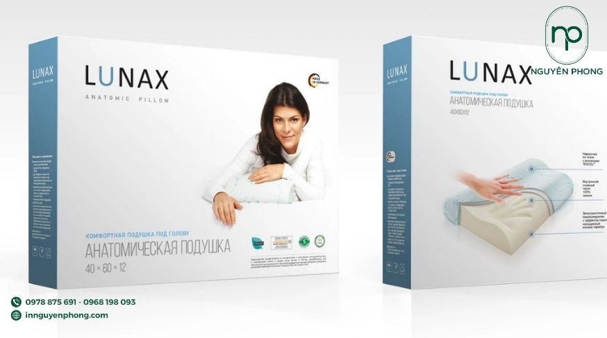 Mẫu hộp giấy đựng gối độc đáo